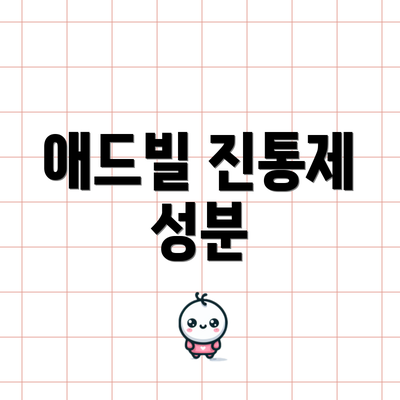 애드빌 진통제 성분