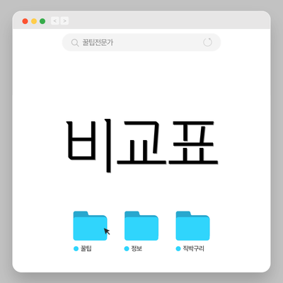 비교표