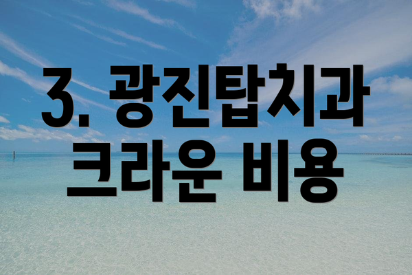 3. 광진탑치과 크라운 비용