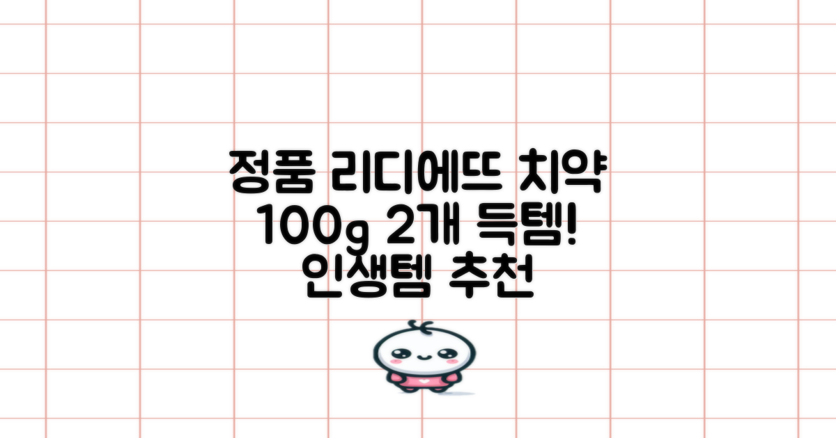정품 리디에뜨 리디잇 치약, 100g, 2개 추천 리뷰