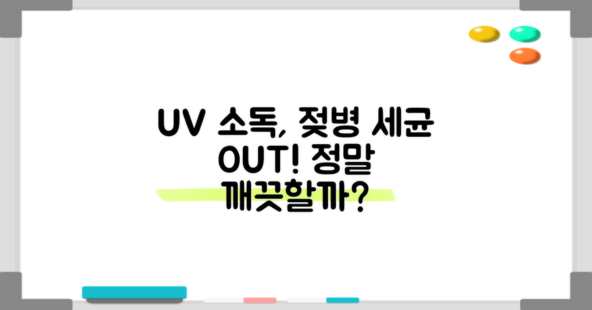 UV 소독, 젖병 세균 완벽 제거?