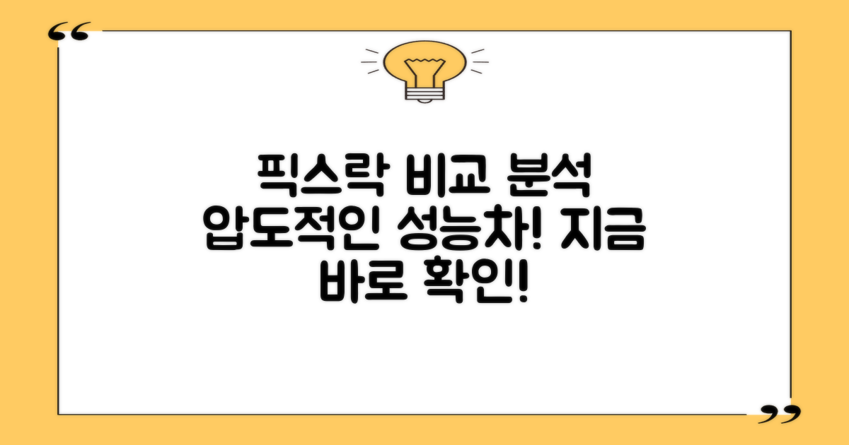픽스락, 비교 분석
