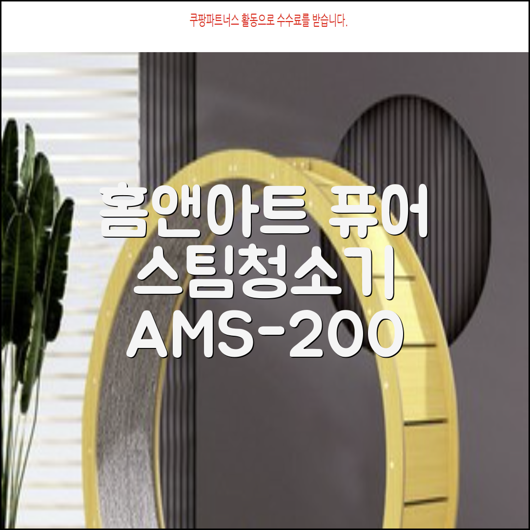 홈앤아트 퓨어 스팀청소기 AMS-200 추천 리뷰